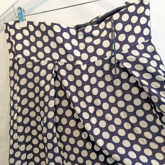 J. Crew Strapless Polka Dot Dress in Black and White - Picture 8 of 10